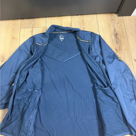 Nike Dri-FIT Training Full Zip Jacket Blue 883914-460 Men’s Size Large Running - Picture 5 of 13